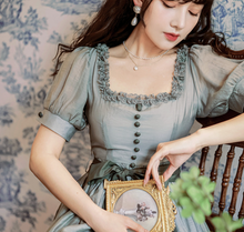 画像をギャラリービューアに読み込む, 【凩めの様 ご着用】モスグレー ドーリーワンピース