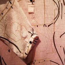 画像をギャラリービューアに読み込む, リネンリヨセル 七分袖ワンピース