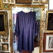 画像をギャラリービューアに読み込む, 残り1点【神宿 羽島めい様ご着用】ベルト付き ネイビードットフリルワンピース