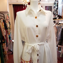 画像をギャラリービューアに読み込む, 【STELLA MARINA】ウエストリボン アシンメトリーシャツワンピース