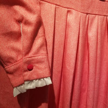 画像をギャラリービューアに読み込む, フリルスタンドカラーAラインワンピース