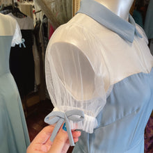 画像をギャラリービューアに読み込む, 【高田もも様 ご着用】デコルテシースルー 襟付きワンピース