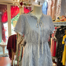 画像をギャラリービューアに読み込む, 【山田麻莉奈様 ご着用】ブルー フリル シャギーワンピース