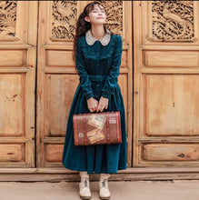 画像をギャラリービューアに読み込む, 【日向坂46 富田鈴花 様ご購入】レース丸襟ロングワンピース