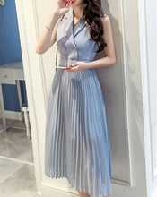 画像をギャラリービューアに読み込む, 【アンジェラ芽衣様 ご着用】ノースリーブ プリーツワンピース