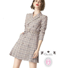画像をギャラリービューアに読み込む, 【中川翔子様 ご着用】クラシカル トラッドチェック ワンピース