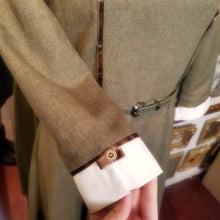 画像をギャラリービューアに読み込む, 【長谷川玲奈 様、小坂井祐莉絵 様 ご着用】オリーブカラー七分袖ワンピース