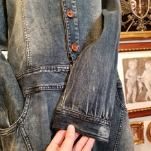 画像をギャラリービューアに読み込む, ショルダーカット デニムAラインワンピース