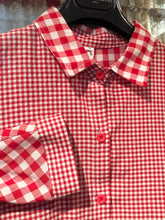 画像をギャラリービューアに読み込む, チェックシャツラインワンピース