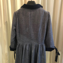 画像をギャラリービューアに読み込む, 【竹内美宥 様ご購入】七分袖ネイビーレトロワンピース