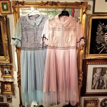 画像をギャラリービューアに読み込む, フラワーレース シースルー エレガントワンピース