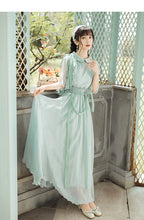 画像をギャラリービューアに読み込む, 【原奈津子様、夏目莉來様 ご着用、SUPER☆GiRLS 樋口なづな 様ご購入】グリーン フェアリー シフォンワンピース