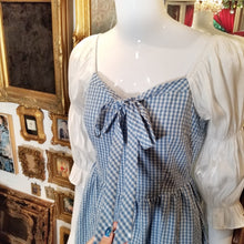 画像をギャラリービューアに読み込む, 【神宿 塩見きら 様ご着用】パフスリーブ ギンガムチェックワンピース