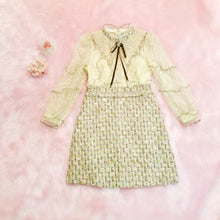 画像をギャラリービューアに読み込む, 【神宿 塩見きら 様ご着用】エクリュレースフリルワンピース