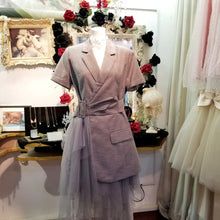 画像をギャラリービューアに読み込む, 【青山なぎさ 様ご着用】ライトグレートラッドワンピース