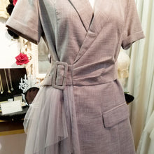 画像をギャラリービューアに読み込む, 【青山なぎさ 様ご着用】ライトグレートラッドワンピース