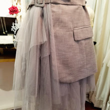 画像をギャラリービューアに読み込む, 【青山なぎさ 様ご着用】ライトグレートラッドワンピース