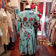 画像をギャラリービューアに読み込む, 【残り1点】フラワー バタフライプリント シルクワンピース