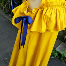 画像をギャラリービューアに読み込む, ビタミンカラー リボン オフショルワンピース