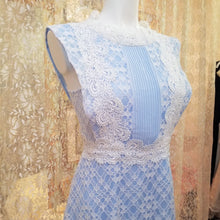 画像をギャラリービューアに読み込む, レースデザイン エレガント ノースリーブミニドレス