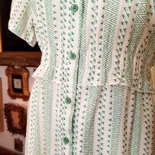 画像をギャラリービューアに読み込む, ジオメトリック ウエストリボン ワンピース