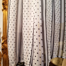 画像をギャラリービューアに読み込む, ストライプ ドット柄 シースルーワンピース