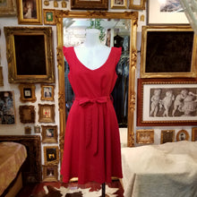 画像をギャラリービューアに読み込む, ウエストリボン フリルノースリーブワンピース