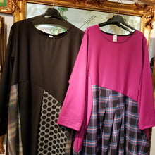 画像をギャラリービューアに読み込む, 【158C made in italy】タックデザインバルーンワンピース