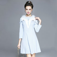 画像をギャラリービューアに読み込む, 【山田麻莉奈 様、道井悠 様ご着用】エレガントラインワンピース