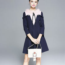 画像をギャラリービューアに読み込む, 【山田麻莉奈 様、道井悠 様ご着用】エレガントラインワンピース