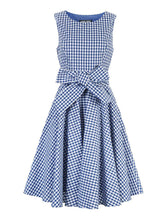 画像をギャラリービューアに読み込む, ノースリーブ チェック柄 ワンピース