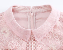 画像をギャラリービューアに読み込む, フラワーレース シースルー エレガントワンピース