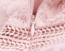 画像をギャラリービューアに読み込む, フラワーレース シースルー エレガントワンピース