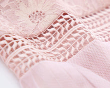 画像をギャラリービューアに読み込む, フラワーレース シースルー エレガントワンピース