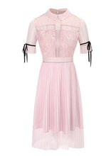 画像をギャラリービューアに読み込む, フラワーレース シースルー エレガントワンピース