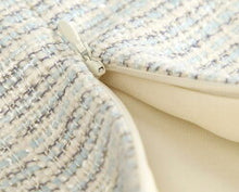 画像をギャラリービューアに読み込む, ツイード袖レースブローチ付きワンピース