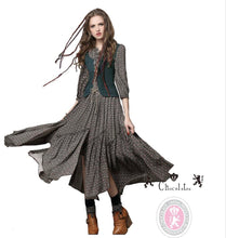 画像をギャラリービューアに読み込む, ウエストガール ロングワンピース