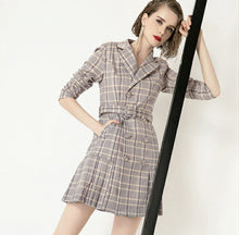 画像をギャラリービューアに読み込む, 【中川翔子様 ご着用】クラシカル トラッドチェック ワンピース