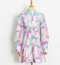 画像をギャラリービューアに読み込む, 【山田麻莉奈 様ご着用】パステルモザイクワンピース
