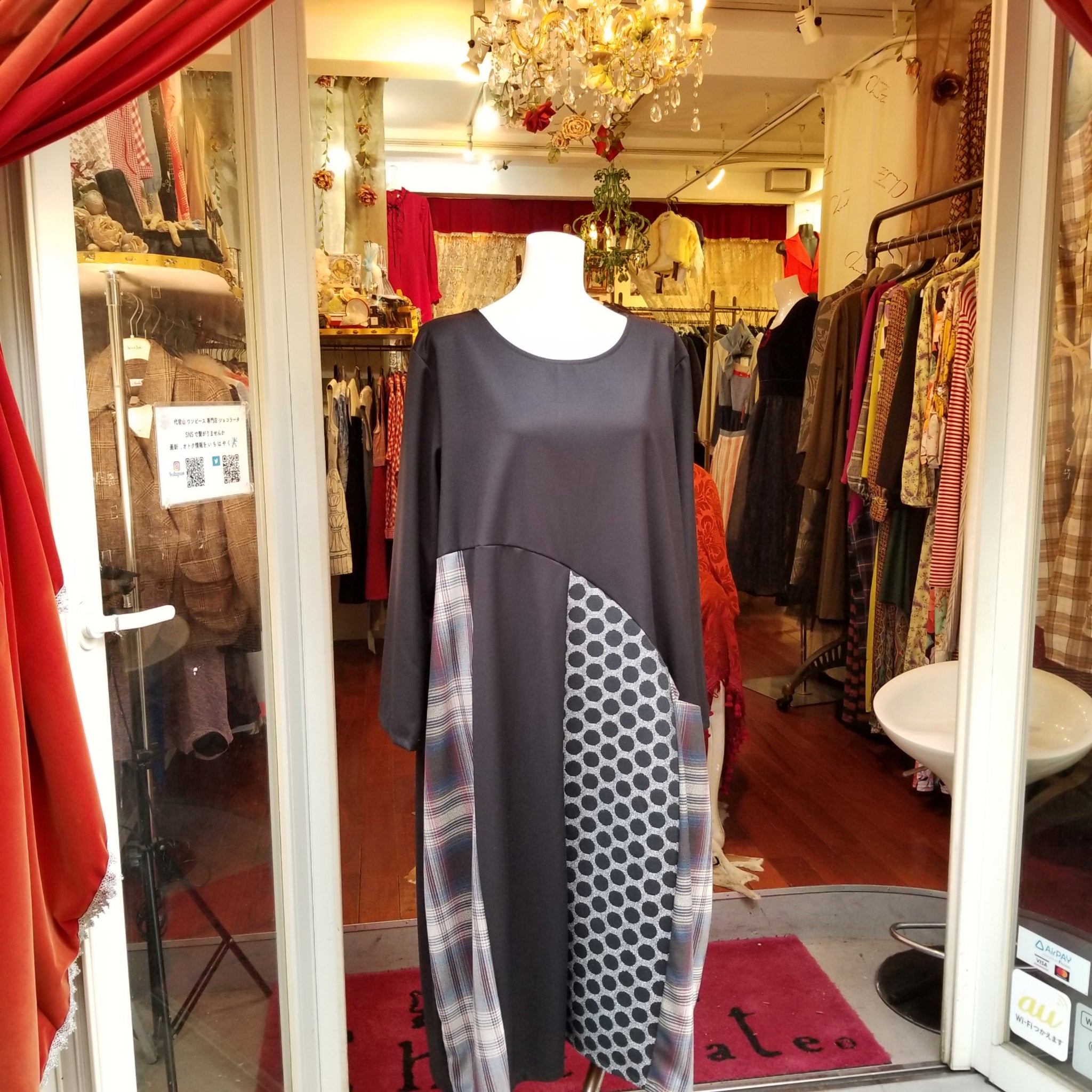 158C made in italy】タックデザインバルーンワンピース – ワンピース 